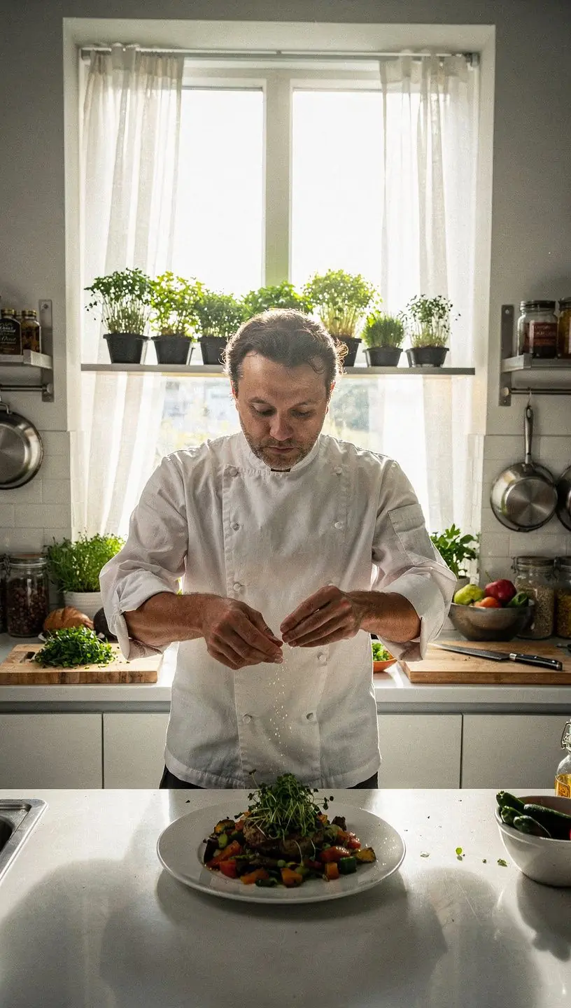 Step-by-step guide for harvesting microgreens indoors.